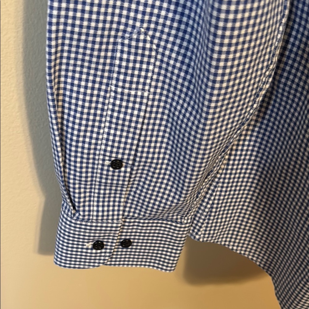 Nordstrom Blue Dress Shirt Slim Fit - Picture 7 of 11